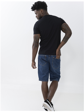 Bermuda Masculina Jeans Reta