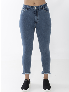 Calça Feminina Jeans- Cintura Alta