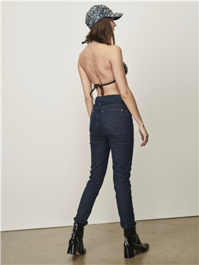 Cala Feminina Jeans - Cintura Alta - Perna Skinny