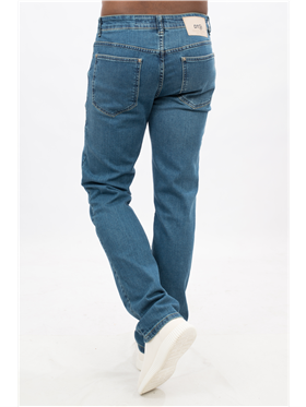 Calça Masculina Jeans - Cintura Alta Perna Reta