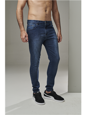 Calça Masculina Jeans- Cintura Baixa- Perna Skinny