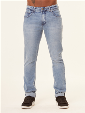 Calça Masculina Jeans- Cintura Média - Perna Justa